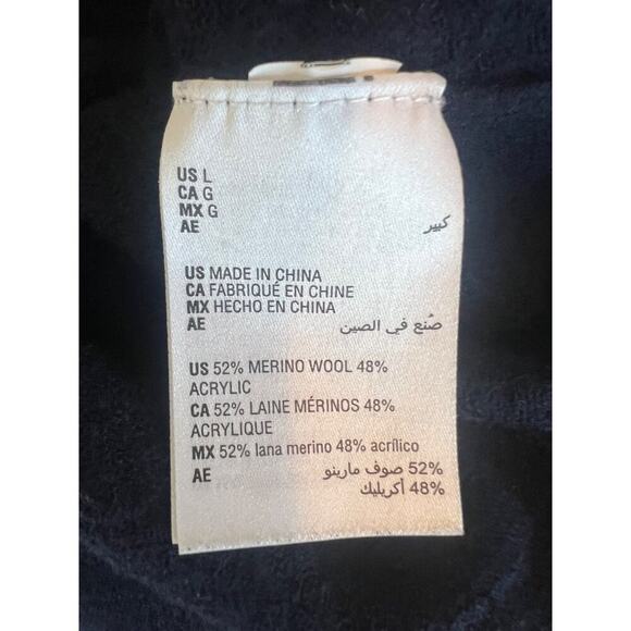 CLUB ROOM MERIONO WOOL 1/4 ZIP COLLAR WOMENS SWEATER - Picture 7 of 10